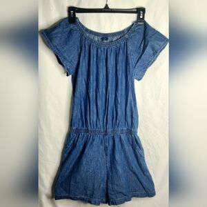 🌸 NEW GapKids GAP Soft Lightweight Denim Romper XL🌸